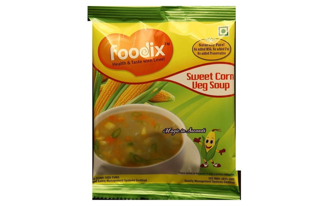 Foodix Sweet Corn Veg Soup    Pack  12 grams